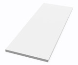 Swanstone Solid Surface Vanity Side Apron Panel 1/2" x 8" x 21" in White - VT00022SA.010