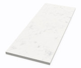 Swanstone VT00022SA.221 Solid Surface Vanity Side Apron Panel 1/2" x 8" x 21" in Carrara