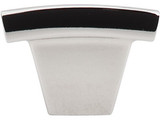 Top Knobs Sanctuary Arched 1 1/2" Length Bar Knob, Polished Nickel - TK1PN