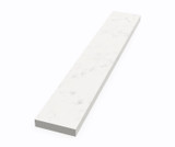 Swanstone VT00022SS.221 Ellipse Solid Surface Vanity Side Splash 3/4" x 3" x 21" in Carrara