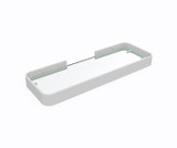 Swanstone  RECSHELF.001 Rectangular Metal and Glass Shelf