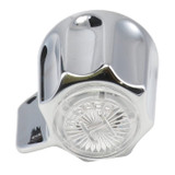 Gerber G0098830 Fluted Metal Blade Handle (07) - Small - Hot - Chrome