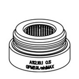 Gerber G0097297 Aerator Kit 0.5gpm Spray Standard Male - Chrome