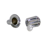 Gerber Fluted Handle w/ Threaded Canopy - Cold - Chrome - G0098787