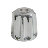 Gerber Fluted Metal Round Handle (07) - Large w/ Long Broach - Hot - Chrome - G0098823