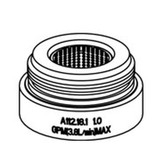 Gerber Aerator Kit 1.0gpm Spray Standard Male Vandal Proof - Chrome - G0091582
