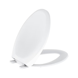 Gerber  G0099216 Elongated Non-Slow Close Toilet Seat with Adjustable Mounting - White