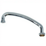 Gerber G0098218 8" Tube Spout w/ Hose Adapter - Chrome Gerber G0098218 8" Tube Spout w/ Hose Adapter - Chrome