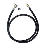 Gerber DA603A26N Nylon 59" Sprayer Hose Plastic Quick Connection Fitting w/ Check Valve Inside