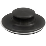 Ruvati Garbage Disposal Flange with Basket Strainer and Stopper - Gunmetal Black Stainless Steel - RVA1052BL