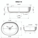 Ruvati  19-inch Sedona Clay Pink epiStone Solid Surface Bathroom Vessel Sink - RVB2119TL