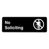 Alpine  ALPSGN-28-15pk 9 in. x 3 in. No Soliciting Sign 15 Pack