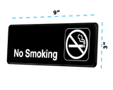 Alpine  ALPSGN-9-15pk 9 in. x 3 in. No Smoking Sign 15 Pack