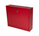 Alpine  ADI631-03-RED Wall Mountable Large Steel Drop Box