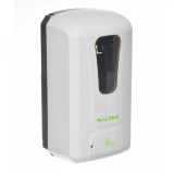 Alpine  ALP430-L Automatic Hands-Free Liquid/Gel Hand Sanitizer/Soap Dispenser, 1200 mL, White