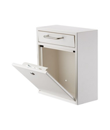 Alpine  ADI631-04-WHI Large Wall Mountable Mailbox with Key Lock