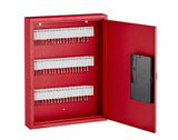 Alpine ADI680-60-RED 60-Key Steel Heavy-Duty Digital Lock Key Cabinet, Red