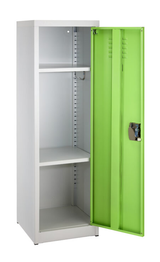Alpine 48 in. H x 15 in. W Steel Single Tier Locker - ADI629-01-GRN