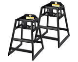 Alpine  ALP412-02-ESP Baby High Chair Espresso 2-pack