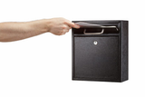 Alpine  ADI631-05-BLK Medium Wall Mountable Mailbox with Key Lock