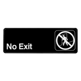 Alpine  ALPSGN-35-5 9 in. x 3 in. No Exit Sign 5 Pack