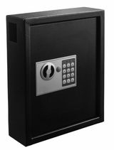 Alpine ADI680-40-BLK 40-Key Steel Digital Lock Key Cabinet, Black