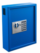 Alpine ADI680-40-BLU 40-Key Steel Digital Lock Key Cabinet, Blue