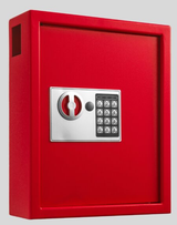Alpine  ADI680-40-RED 40-Key Steel Digital Lock Key Cabinet, Red