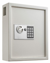 Alpine  ADI680-40-WHI 40-Key Steel Digital Lock Key Cabinet, White