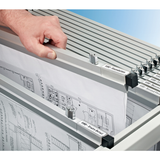 Alpine  ADI6026 24 in. Aluminum Hanging Blueprint Clamps 100 Sheets (6 Pack)