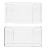 Alpine Single Box Capacity Acrylic Glove Dispenser 2 Pack - ADI902-01-2PK
