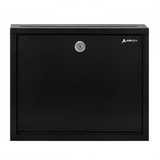 Alpine ADI631-03-BLK-2pk Wall Mountable Large Steel Drop Box (2 pack)