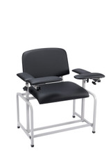 Alpine Bariatric Padded Blood Drawing Chair - Black - ADI997-01-BLK-HD