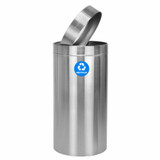Alpine 27 Gallon Stainless Steel Recycling Can - ALP475-27-R