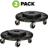 Alpine 32 Gallon Trash Can Dolly, 2pk - ALP471-32-DOLLY-2pk