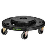 Alpine Large Round Trash Can Dolly - ALP471-32-DOLLY