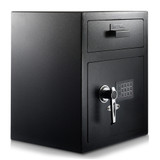 Alpine  ADI670-200-BLK-PKG 1.1 cu. ft. Steel Digital Depository Safe with Digital keypad with 30 Key Cabinet