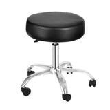Alpine Black Adjustable Height Pneumatic Swivel Work Stool - ADI910-01-BLK