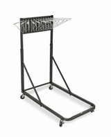 Alpine Vertical File Rolling Stand for Blueprints, Black - ADI613-BLK