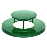 Alpine Rain Bonnet Lid for Outdoor Metal Waste Receptacle - 38 Gallon Green - ALP479-38-A-GRN