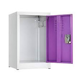 Alpine  ADI629-02-PUR 24 in. H x 15 in. W Steel Single Tier Locker