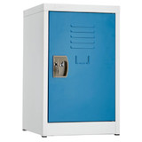 Alpine ADI629-02-BLU-2 Blue 25 in. H x 15 in. W Steel Single Tier Locker, Set of 2