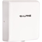 Alpine  ALP405-10-WHI-PKG Willow Commercial White High Speed Automatic Electric Hand Dryer with Wall Guard