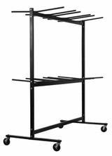 Alpine 2-Tier Folding Chair Cart - ADI690-03