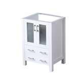 Lexora LV341824SA00000 Volez 24 inch W White Bath Vanity Cabinet