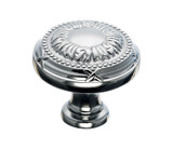 Top Knobs Ribbon 1 1/4" Diameter Round Knob, Polished Chrome - M1622