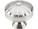 Top Knobs Hudson 1 1/4" Diameter Round Knob, Brushed Satin Nickel - M1609
