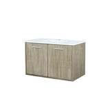 Lexora  LVFB36SK300 Fairbanks 36 in W x 20 in D Rustic Acacia Bath Vanity and Cultured Marble Top