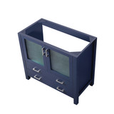 Lexora LV341836SE00000 Volez 36 inch W Navy Blue Bath Vanity Cabinet