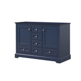 Lexora Dukes 48 in. W Navy Blue Double Sink Vanity Cabinet